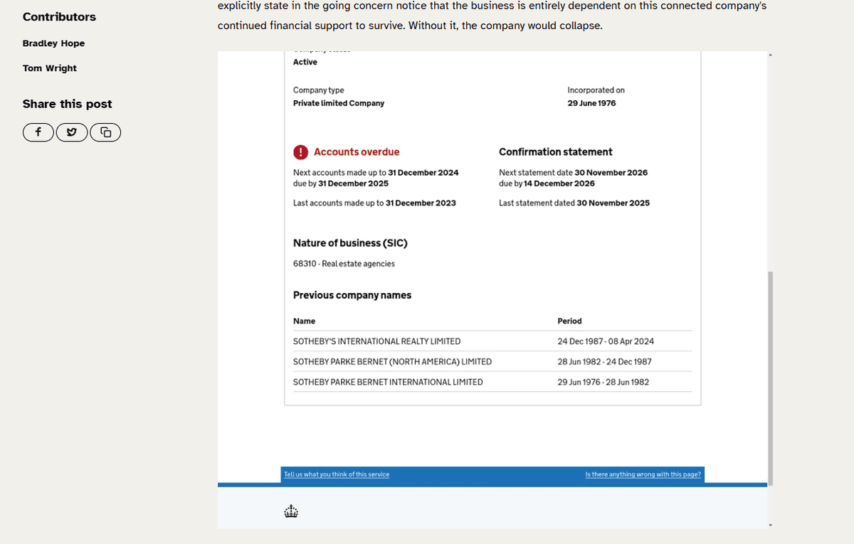 บริษัทของนายอาซาร์ที่อังกฤษติดตัวแดง แต่บริจาคเงินให้พรรคการเมืองได้