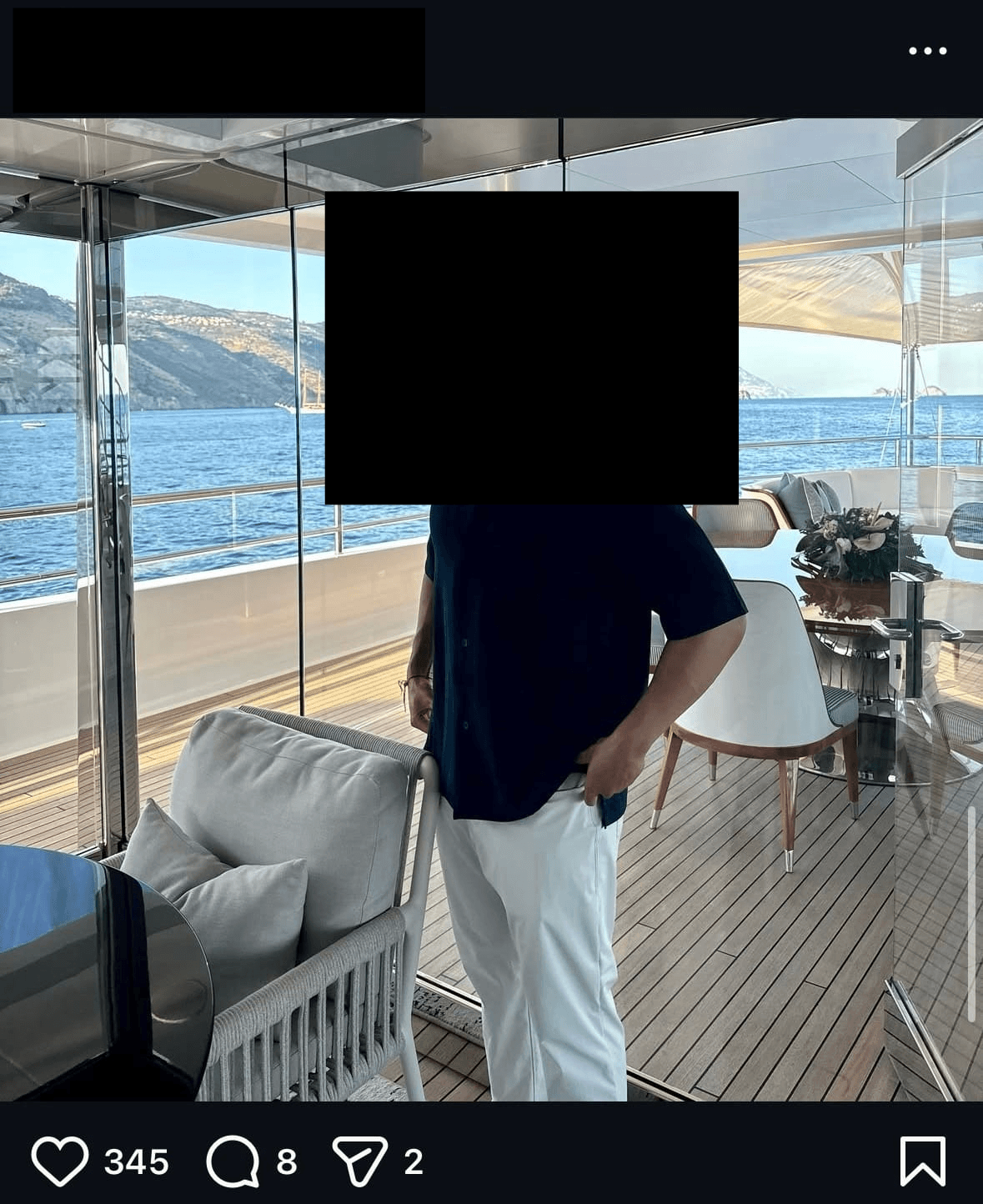 เว็บ Whale Hunting อ้างภาพลูกชายนายวรภัคบนเรือยอชท์ที่อิตาลี