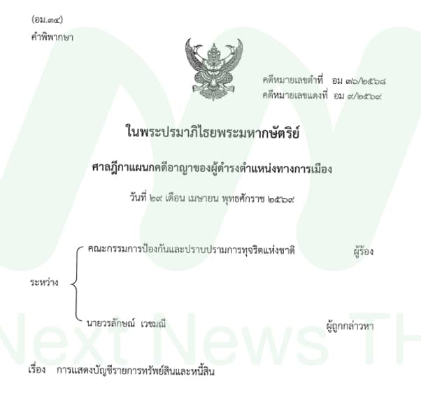 เอกสารคำพิพากษา
