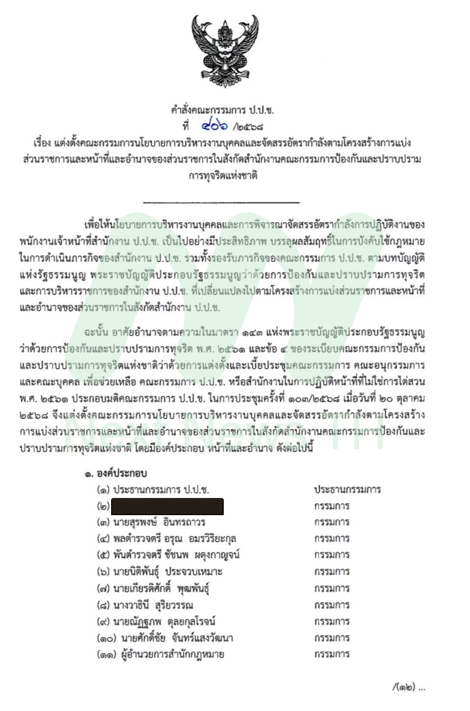 คำสั่ง ป.ป.ช.
