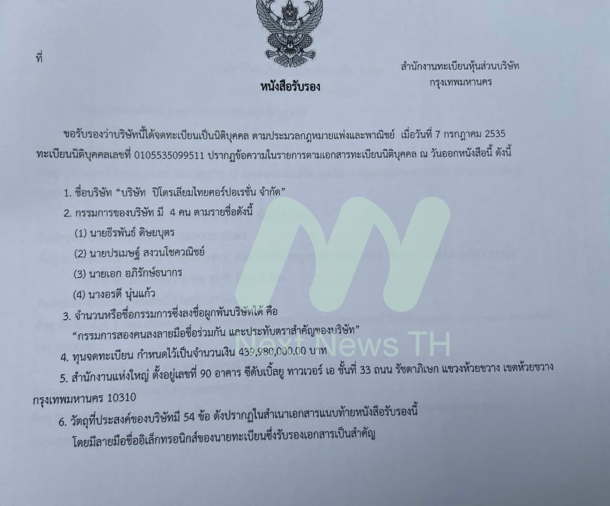 เอกสารกรมพัฒนาธุรกิจการค้า