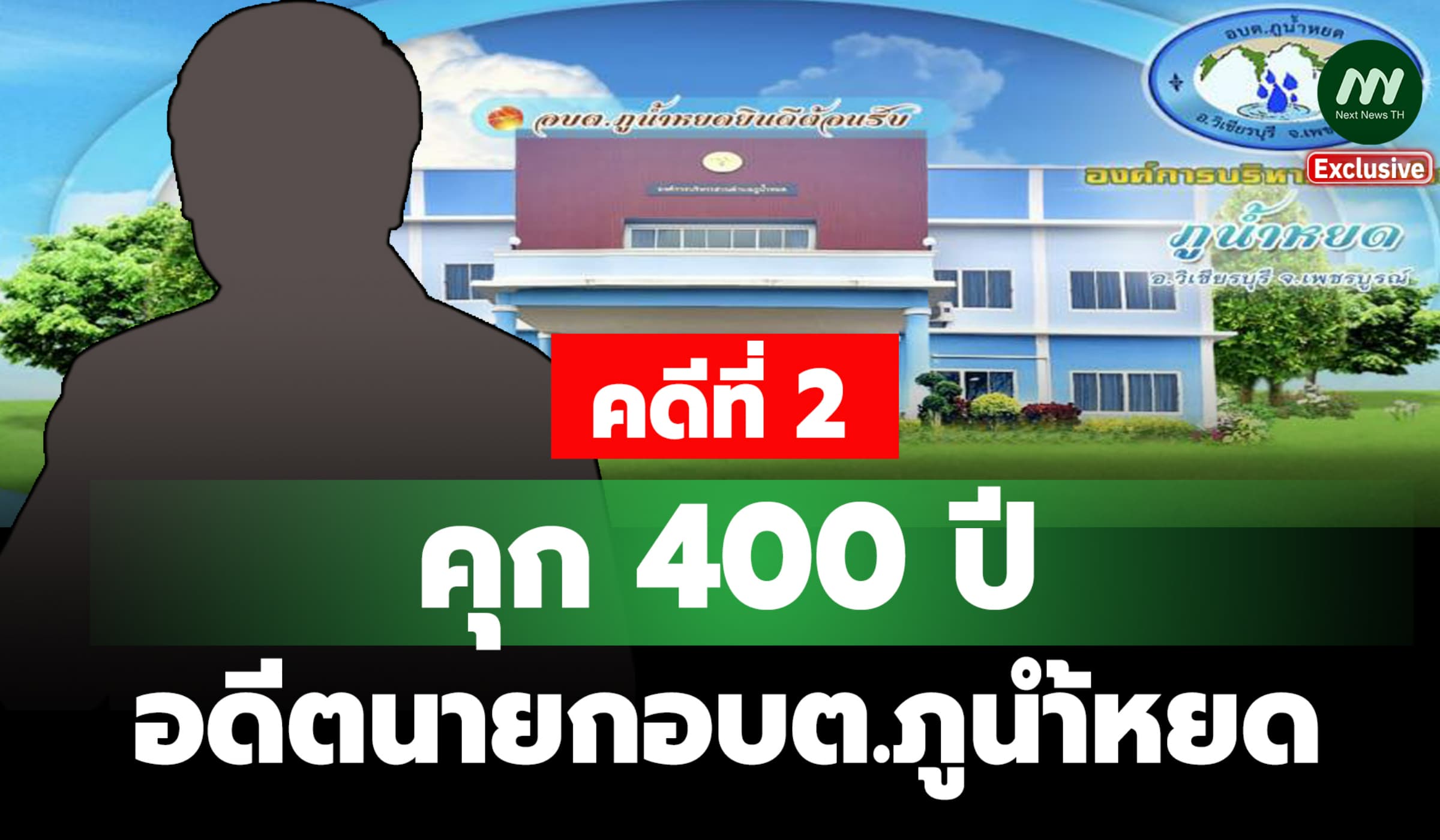 คดีที่ 2! อดีตนายกอบต.ภูน้ำหยด คุก 400 ปี ทุจริตจัดจ้างทิพย์รับงานหลวง