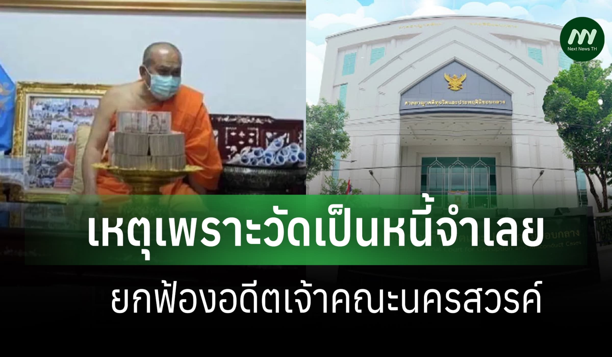 แจงเหตุวัดเป็นหนี้จำเลย-ศาลฯยกฟ้อง อดีตเจ้าคณะนครสวรรค์คดียักยอก 4 ล.
