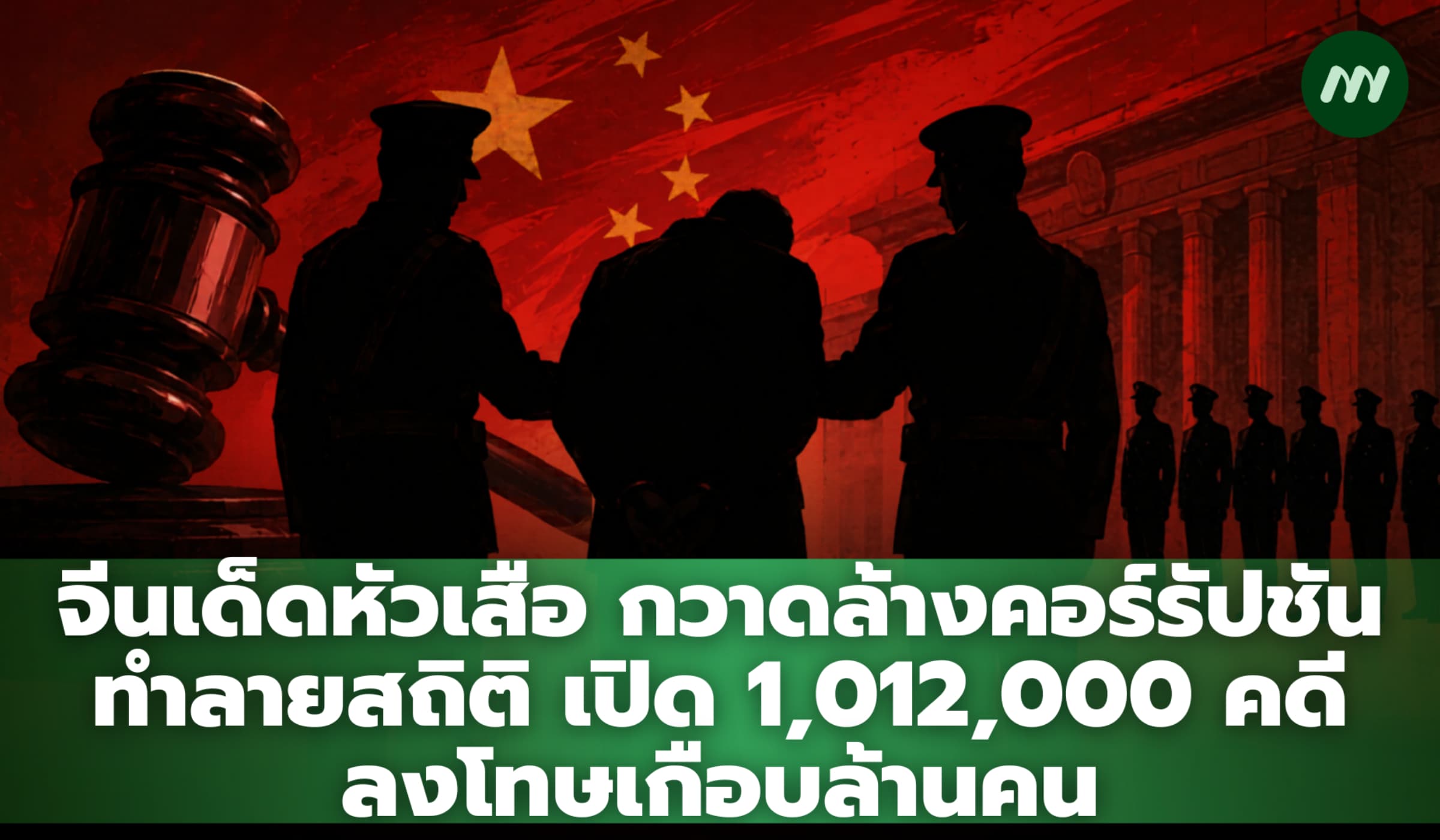 จีนเด็ดหัวเสือ ปราบคอร์รัปชันทำลายสถิติ เปิดล้านคดี ลงโทษเกือบล้านคน