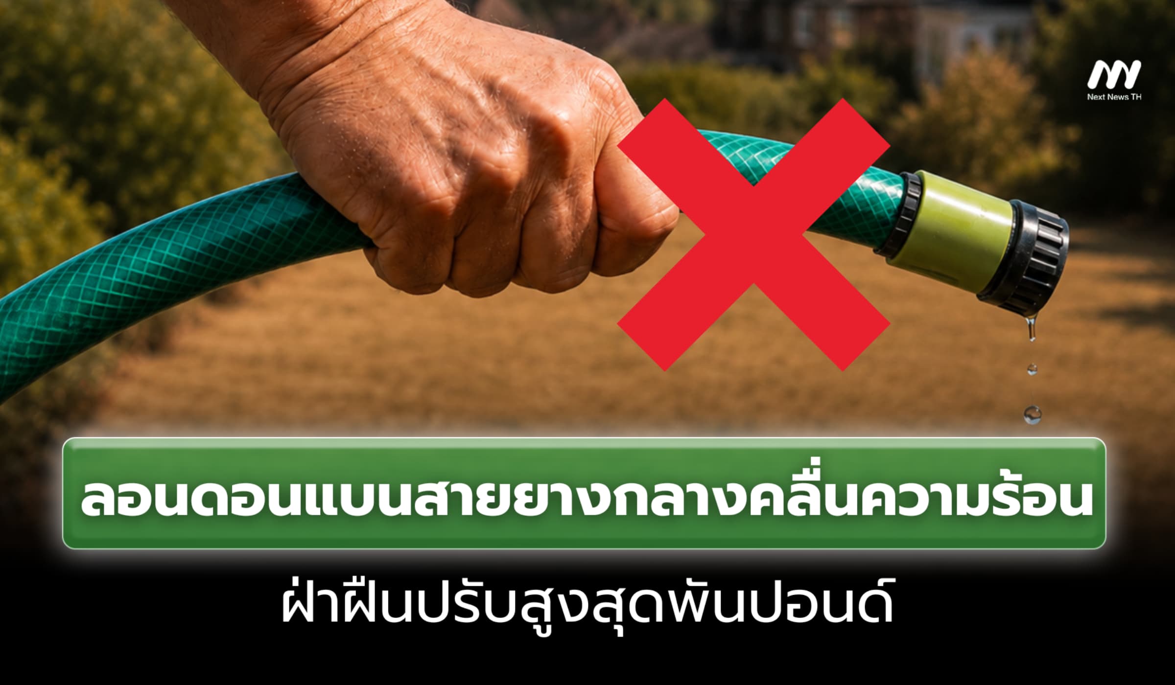 ลอนดอนแบนสายยาง เผชิญคลื่นความร้อน-แล้งหนัก ฝ่าฝืนปรับสูงสุดพันปอนด์