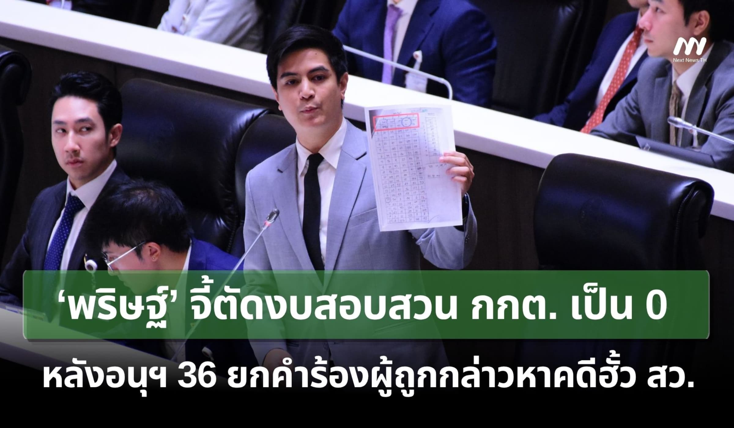 ‘พริษฐ์’ จี้ตัดงบสอบสวน กกต. หลังอนุฯ36 ยกคำร้องผู้ถูกกล่าวฮั้ว สว.