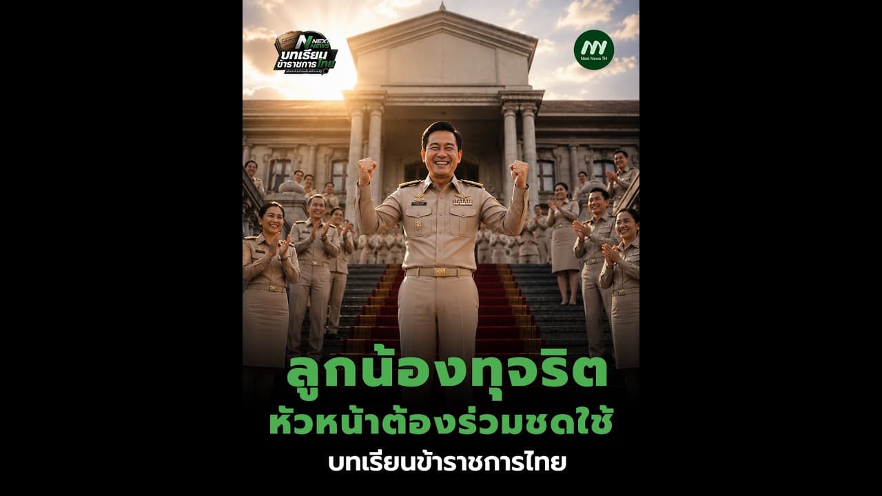 ลูกน้องทุจริต หัวหน้าต้องร่วมชดใช้ บทเรียนข้าราชการไทย | Next News