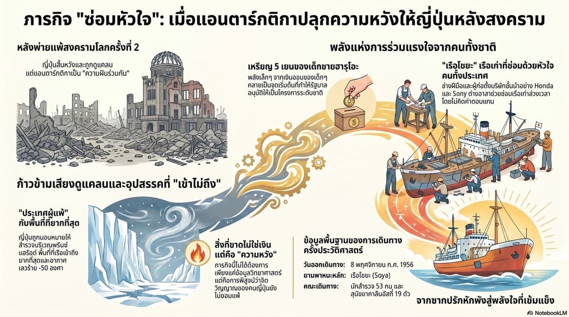 ซ่อมหัวใจชาวญี่ปุ่นผ่านดินแดนน้ำแข็ง