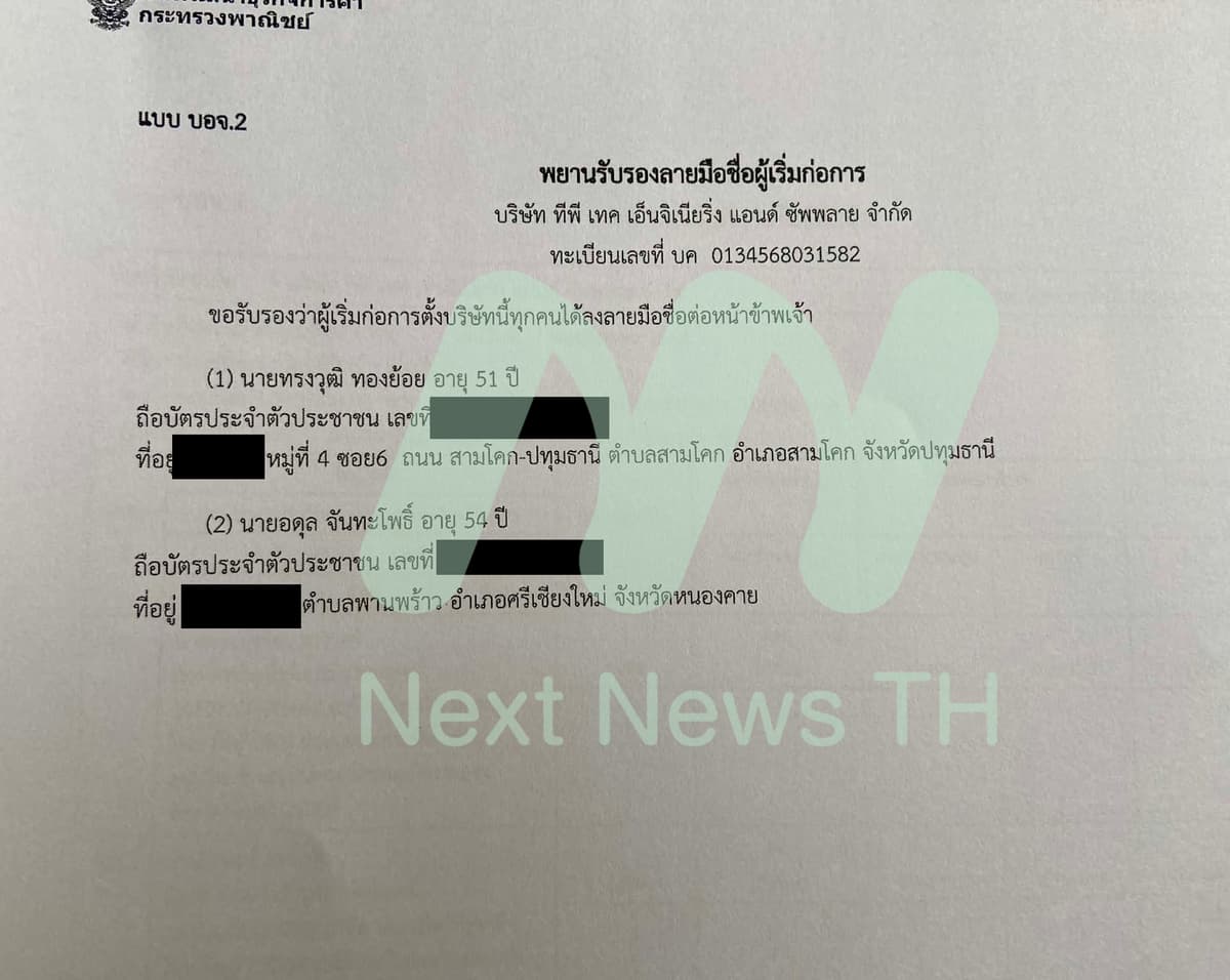 เอกสารกรมพัฒนาธุรกิจการค้า