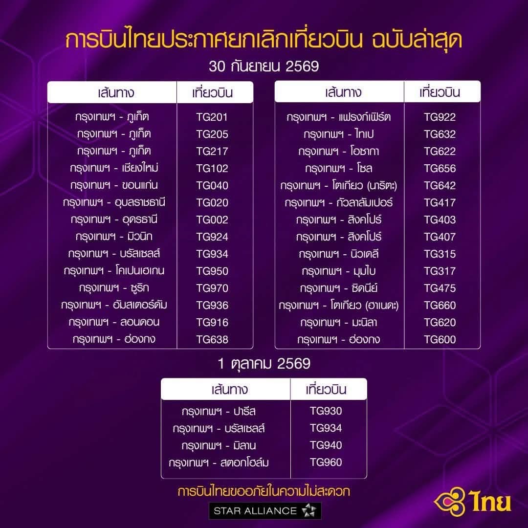 วันที่ 30 ก.ย. และ 1 ต.ค. 2569