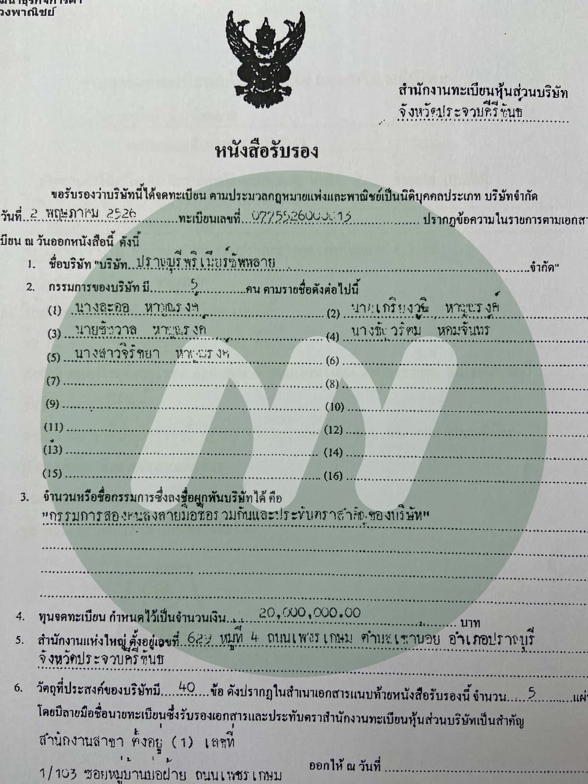 เอกสารประกอบ