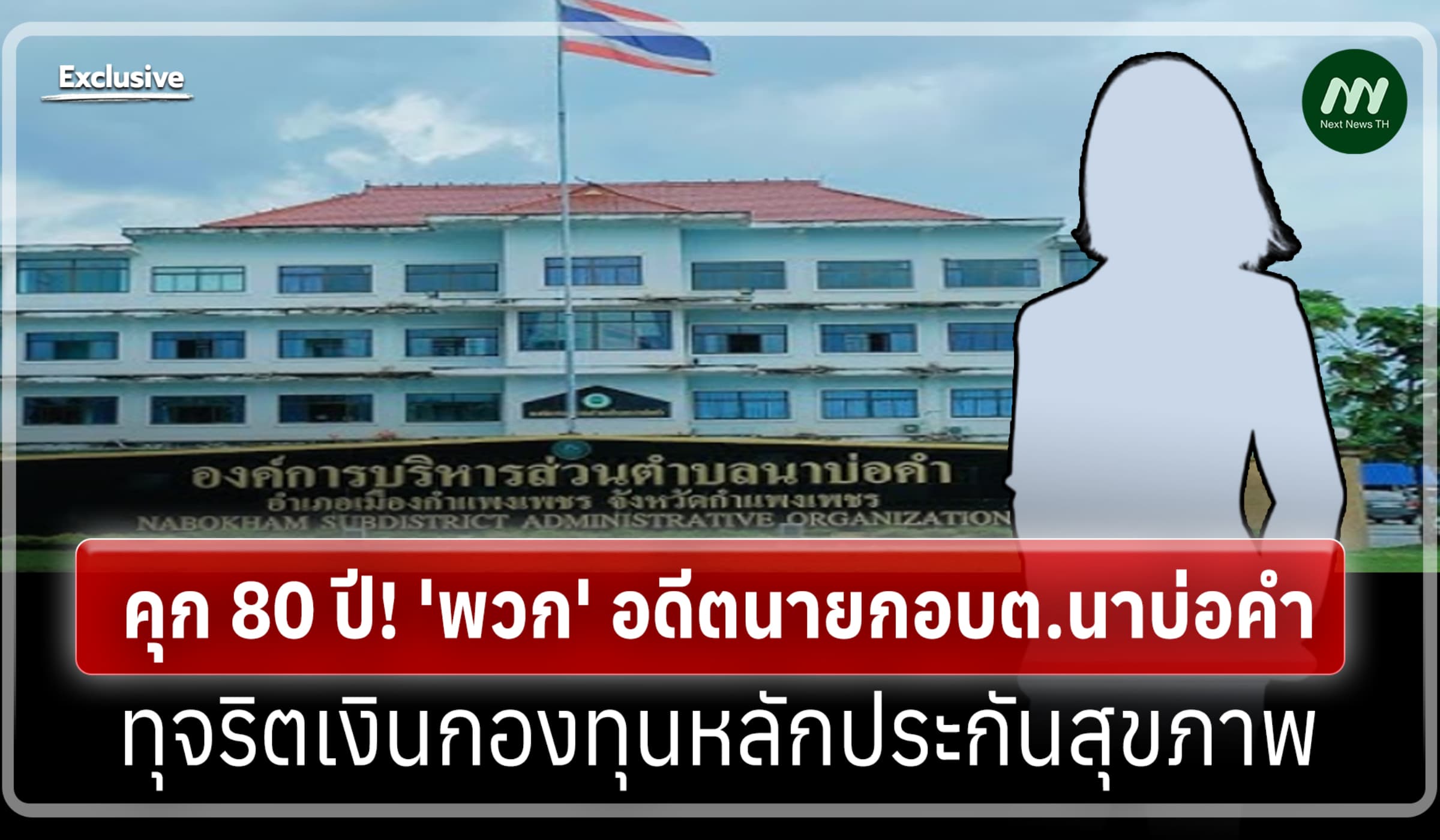 คุก 80 ปี! 'พวก' อดีตนายกอบต.นาบ่อคำ ทุจริตเงินกองทุนหลักประกันสุขภาพ